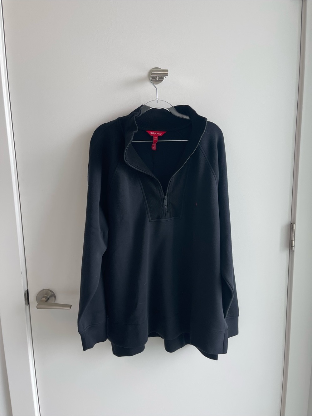 Spanx Air essentials Black Crewneck Pullover Sweater